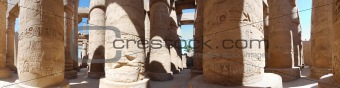columns of stone in temple