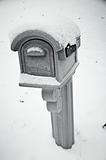 Frost Covered U.S. Mailbox