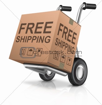 free shipping carboard box