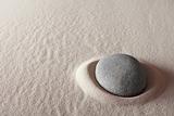 zen meditation stone