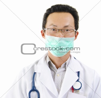 Asian male doctor