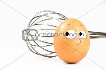 the frightened egg