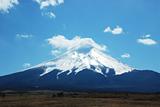 Blue sky and the Mount Fuji 