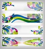 abstract colorful banner / designs