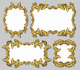 set of ornamental frames