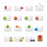 e-mail Icons - Set 2 of 3 // Soft Series