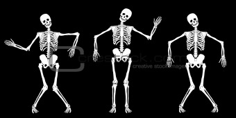 Dancing skeletons
