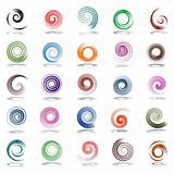 Spiral design elements.