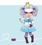 Snow  fairy princess with mittens (Fairy series 2)
