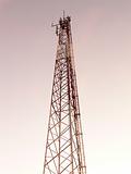 Industrial guyed mast tower