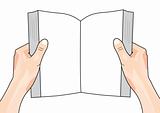 Hands Holding Book