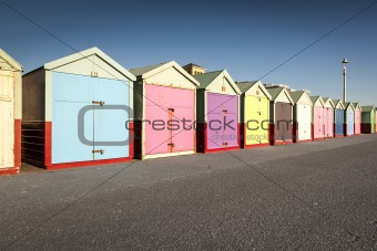 Brighton beach huts