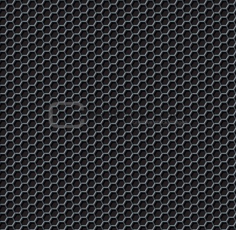 Hexagon grid seamless background
