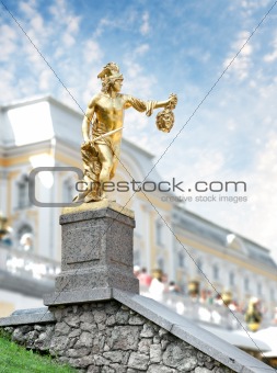 Statue of Perseus, Petergof, Saint Petersburg, Russia