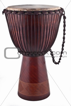 Djembe Isolated On White