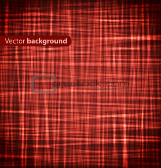 Red abstract background with lines. Vector illustration eps10