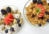 cereal with fruits and berries