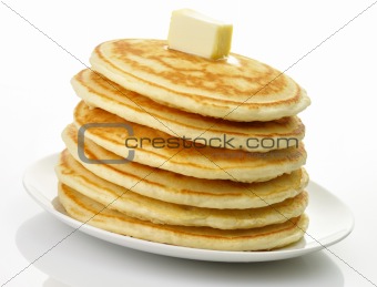  pancakes with butter