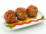 meat balls with tomato sauce 