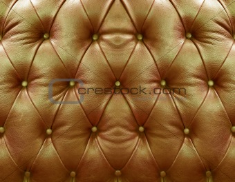 Goldden upholstery leather 