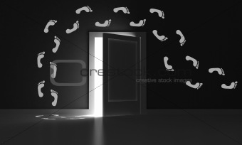 The door