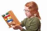 Girl with abacus