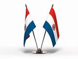 Miniature Flag of Paraguay (Isolated)