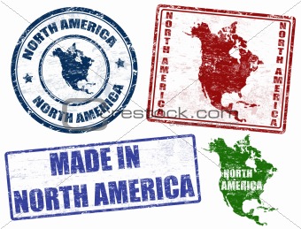 North America stamps