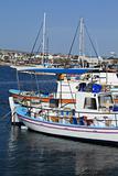 Fishermen boats in Paphos