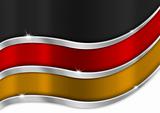 Germany Metal Flag