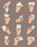 hand card stickers