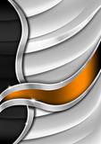 Orange and Metal Business Background