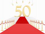 Fiftieth anniversary anniversary on the red carpet
