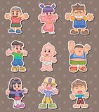 cartoon kid stickers