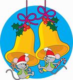 Christmas Bell Mice