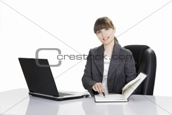 Bussiness woman working