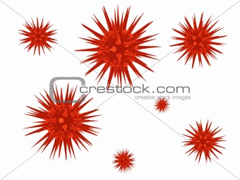isolated viruses