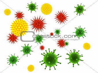 different viruses