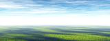 Green field panorama