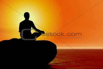 Yoga - Beach meditation