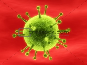 virus close up