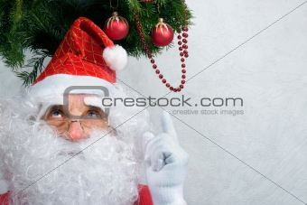 Santa's portrait