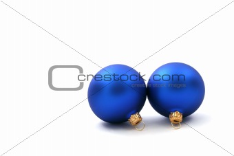 Blue balls - Christmas decoration