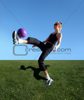 Exercising with the ball