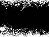 grunge black vector illustration background