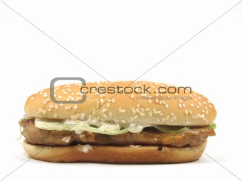 Grilled chicken burger