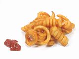 Twister fries with ketchup