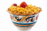 Corn Flakes with Strawberries