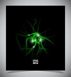 abstract energy formation - green theme. vector eps10 file.