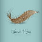 hair logo for your design. vector illustration